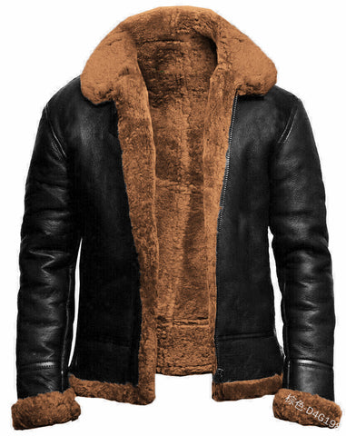 Classic Leather Jacket Men