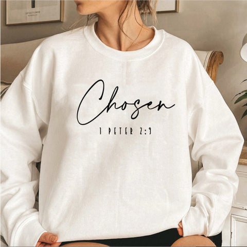 Velvet Round Neck Sweatshirt Women