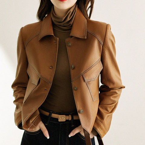 leather jacket for women