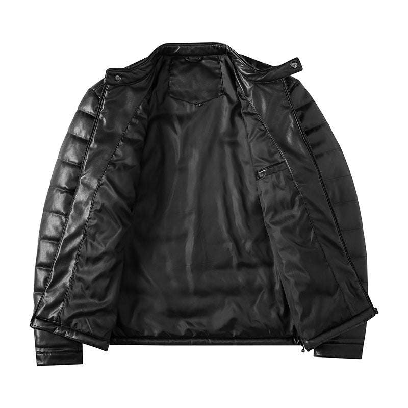 Leather Cotton Jacket Men