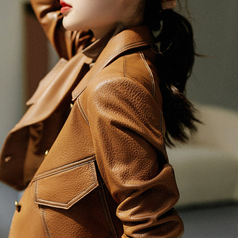 leather jacket for women