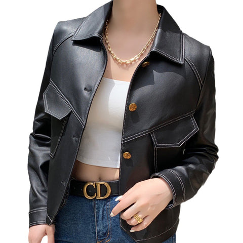 leather jacket for women