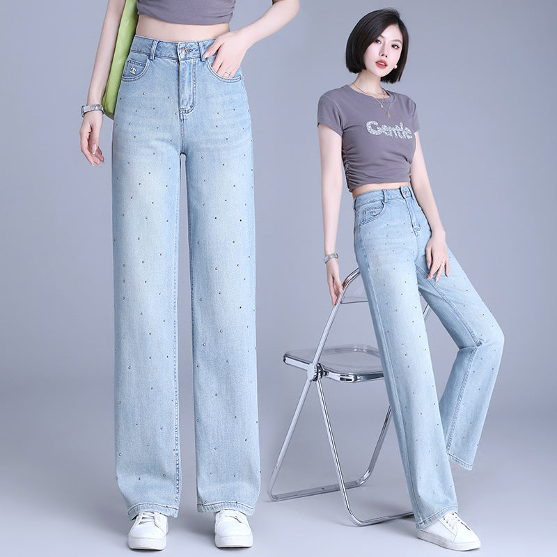 Elegant Slim Narrow Jeans Women