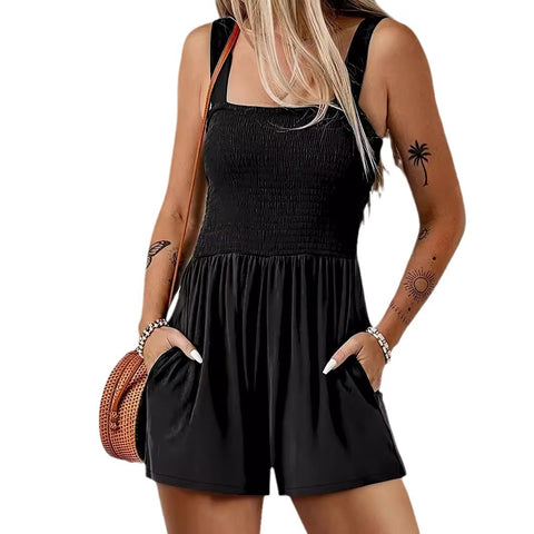 New Sleeveless Vest Jumpsuit Women 