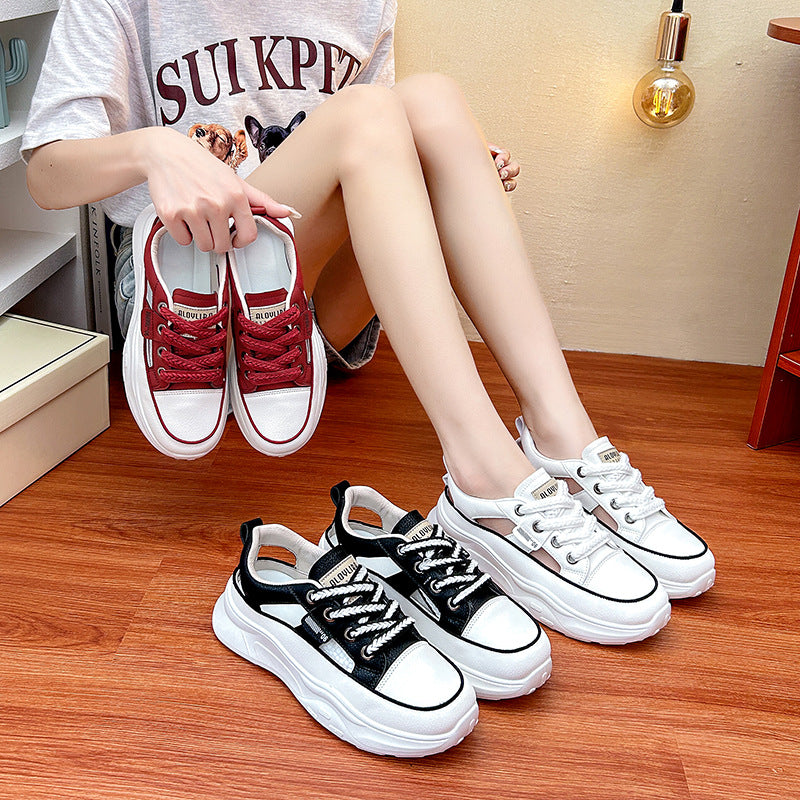 Women's White Sports Shoes 