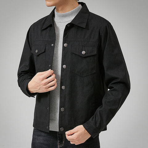 Casual Denim Jacket Men