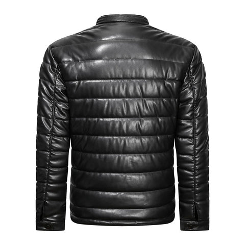 Leather Cotton Jacket Men