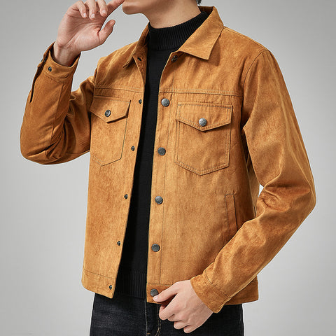 Casual Denim Jacket Men